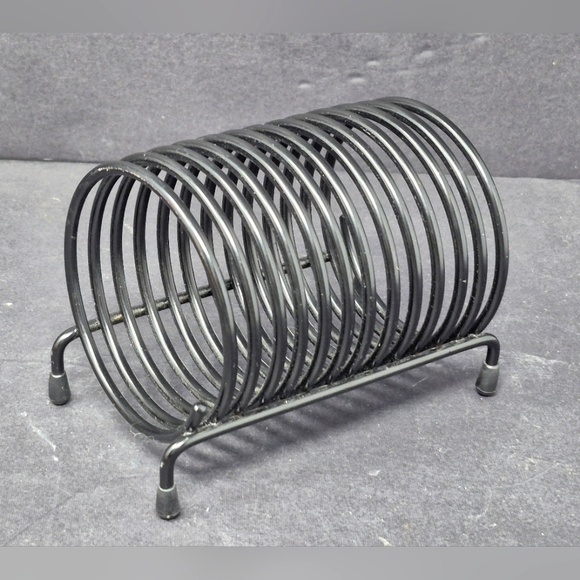 Black Metal Coil Mail/Desk Organizer - Picture 1 of 2